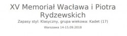 MEMORIAŁ im.Piotra i Wacława Rydzewskich 